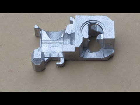 Metal Casting at Home Part 77 Lost PLA/Greensand Casting for the Myfordboy 3D Printer