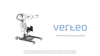 Podnośnik pionizujący pacjenta Verteo