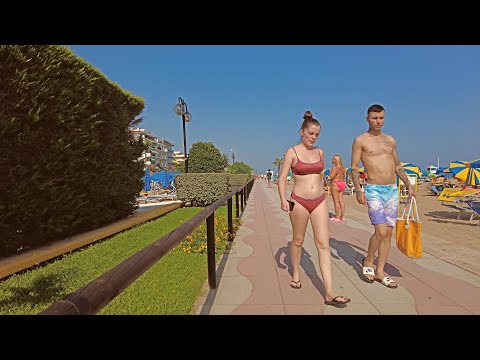 Beach Walk Lido di Jesolo  Italy in 4K  Full Walking Tour  Summer 2022