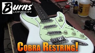 Video thumbnail for Burns London Cobra Restring! by ZIMM'S GUITARS