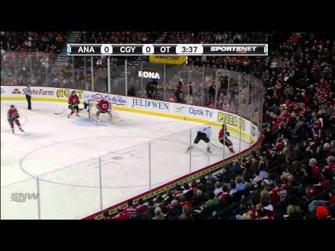 2012-01-12 Flames v Ducks Overtime