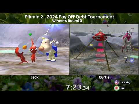 Pikmin 2 Pay Off Debt Tournament 2024 Winners Semifinals - @jackdraz vs @curtisdn_