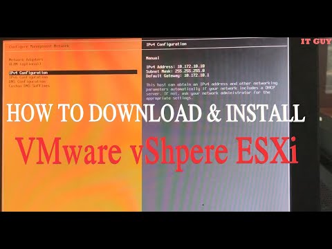 How to download and install VMware vShpere ESXi on Dell server R440