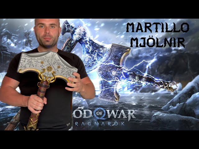 Vídeo relacionado con Thor Mjolnir - Réplica de martillo coleccionable a escala 1:1, construcción de metal con base de exhibición, accesorio de cosplay