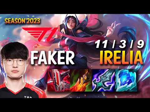 T1 Faker IRELIA vs TALON Mid - KR Ranked