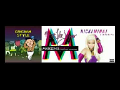psy ganman style ft nicki minaj starships and maroon 5 mooves like jagger
