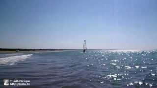 preview picture of video 'Albania Windsurfing Durres Gjiri Lalzit'