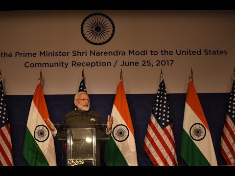 PM Modi at Indian Community Event in Washington DC, USA