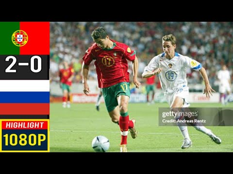 Portugal 2 x 0 Russia (Figo, Rui Costa, Deco)  ●UEFA Euro 2004 Extended Goals & Highlights HD 1080