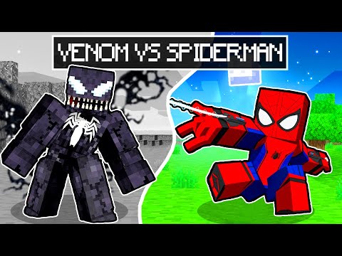 HO PASSATO 1 NOTTE CON SPIDERMAN CONTRO VENOM SU MINECRAFT !