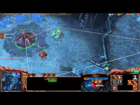 ROOTDestiny (Z) vs. coLrsvp (P) [Game 2] (Part 1/2) - Starcraft 2 Tournament