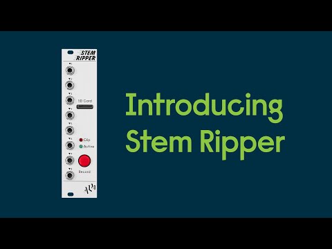 Introducing Stem Ripper - 8 Channel Audio Recorder