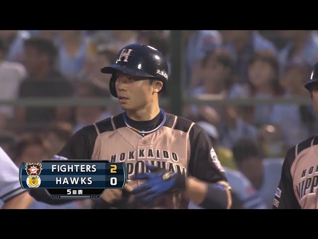 【5回表】中盤で貴重な追加点!! ファイターズ・中島卓のタイムリーヒット!! 2019/7/17 H-F