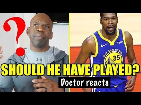 SHOULD KEVIN DURANT HAVE PLAYED IN THE NBA FINALS? THE KEVIN DURANT CONTROVERSY | DR. CHRIS REACTS Video