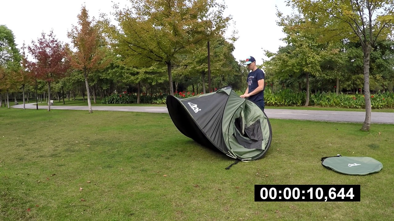 MaxMiles Popup Tent Setup and Folding Demo