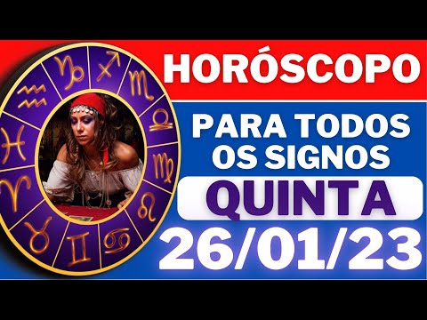 @AlmanaquedosSignos  ♈  HOROSCOPO DE HOJE ⭐ QUINTA 26/2023 l TODOS OS SIGNOS