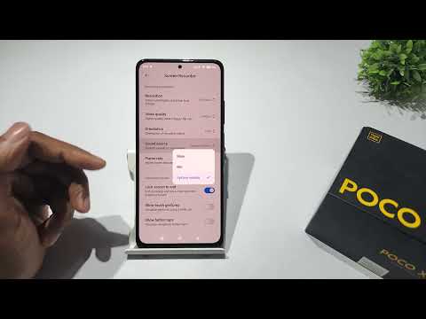 how to screen recording with voice in poco x6 neo , poco x6 | poco x6 pro Record front camera viedo