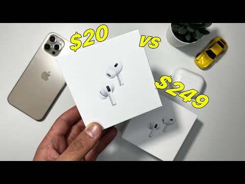 How good do they get in 2024? Apple Airpods Pro 2 Fake vs Real Comparison | Aesthetic