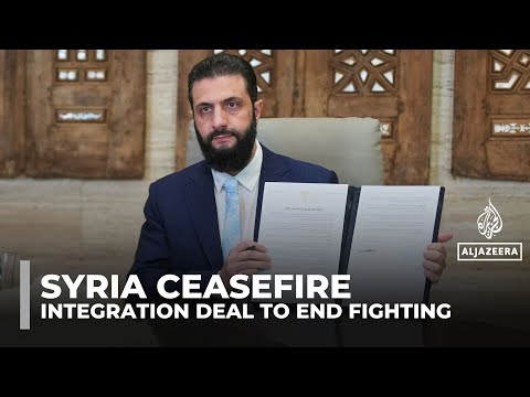 Syria announces ceasefire agreement with Kurd-led SDF after heavy fighting