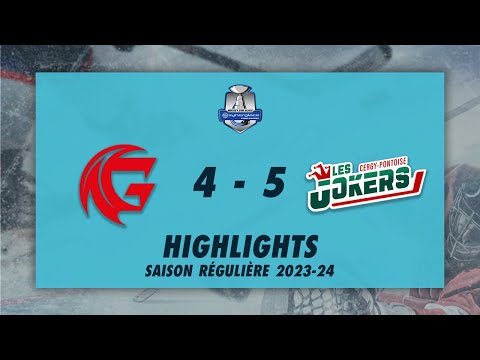 Gothiques d'Amiens 4-5 Jokers de Cergy-Pontoise - Highlights - Synerglace Ligue Magnus 2023/24
