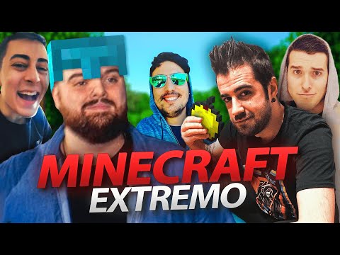 Ibai - THE WORST MINECRAFT GAMEPLAY EVER with Auron, Nil, Perxitaa and Fargan