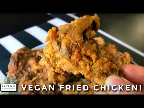 EASY VEGAN FRIED CHICKEN RECIPE | POLLO CAMPERO STYLE SOY FREE FRIED CHICKEN