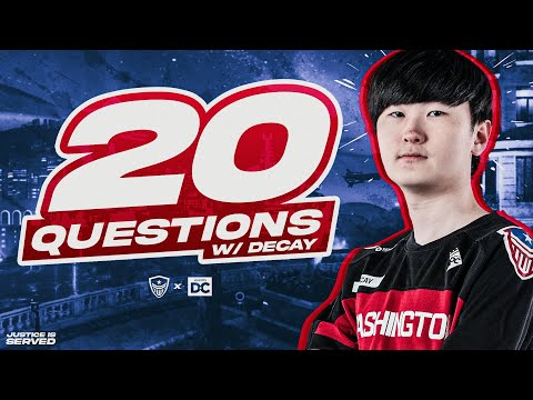 Overwatch League star DPS Decay plays 20 Questions presented by Events DC