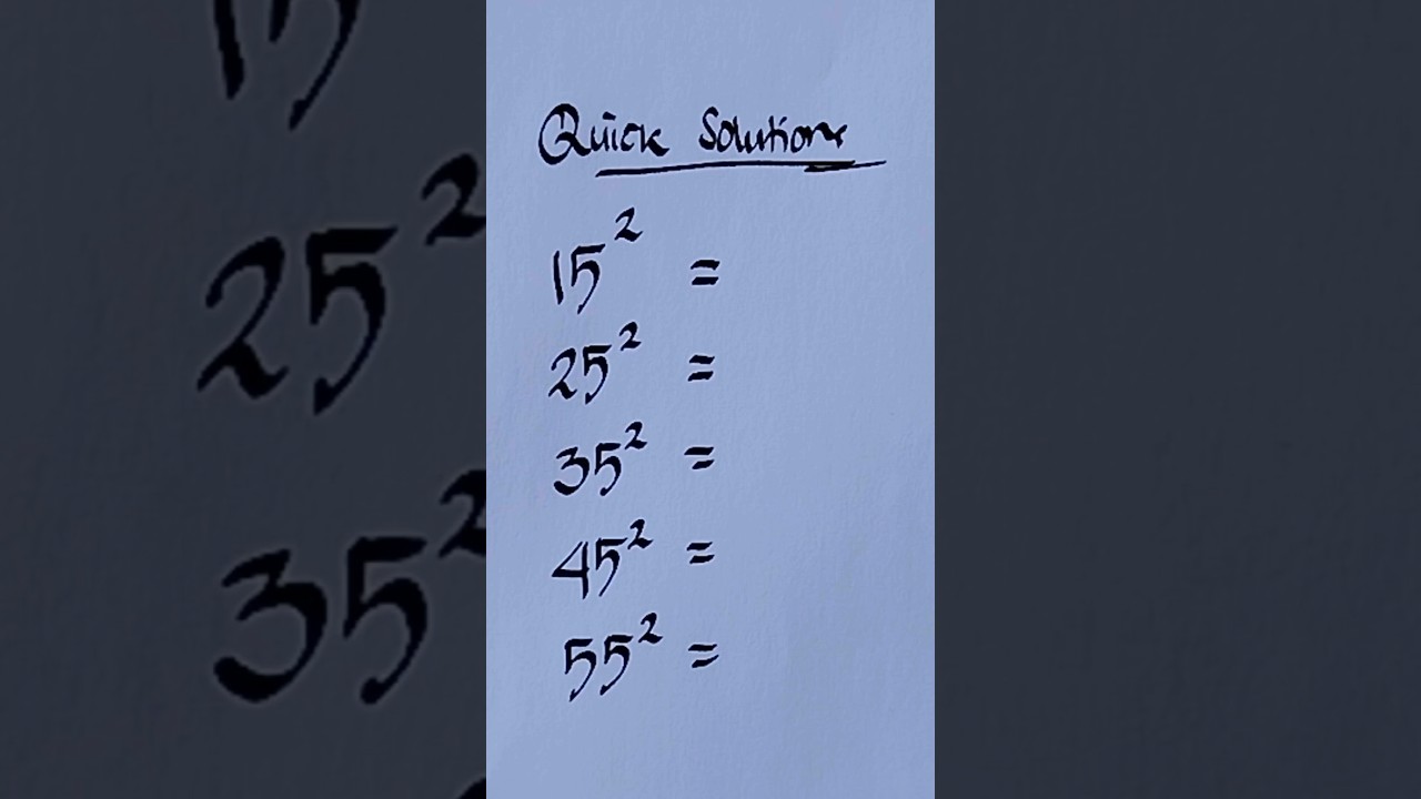 🔴Exponential | Quick Solutions #maths #shorts