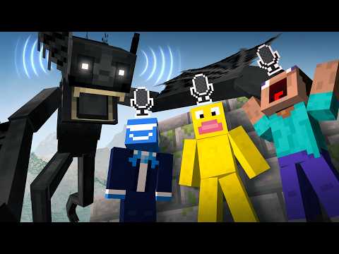 We Played A VOICE MIMIC MOD in Minecraft