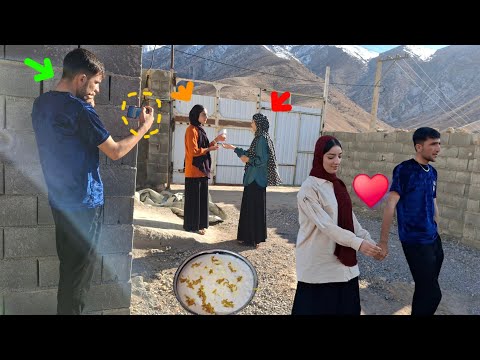 Filming the plan that Mahin and Mitra made for Shahram: planting drugs in Shahram's house.😱😯