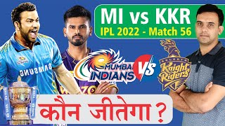 Must Win Game for Shreyas & company | MI vs KKR | Mumbai Indians vs Kolkata Knight Riders | Match 56