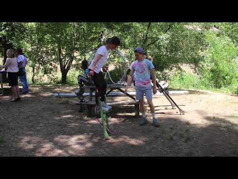 Trapeze Camp   Jumping Rope on Stilts