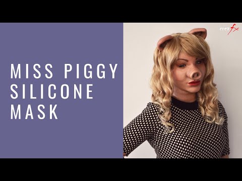 Miss Piggy silicone mask by Crea Fx