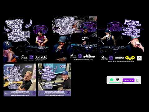 GROOVERIDER & ILLMATIKA - Thames Delta Radio