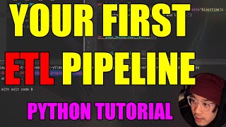How to load data into PostgreSQL using Python | Your first ETL pipeline | Data Engineering Tutorial