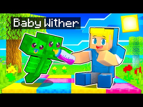 Abbiamo ADOTTATO Un Cucciolo Di WITHER Su Minecraft!