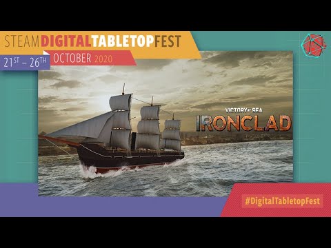 Let's Play Victory At Sea Ironclad with its Physical & Digital Devs | Steam Digital Tabletop Fest