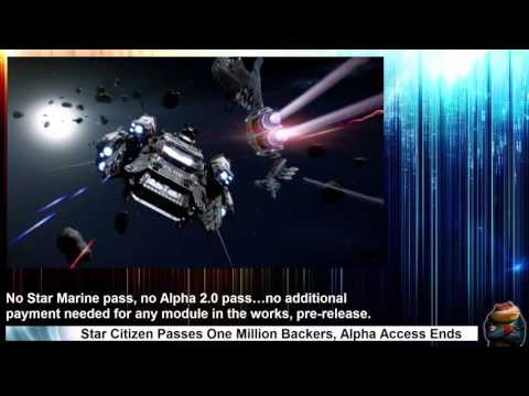 Star Citizen Passes One Million Backers, Alpha Access Ends