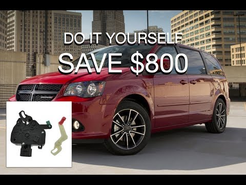 2013 GRAND CARAVAN (TOWN & COUNTRY) SLIDING DOOR LOCK ACTUATOR INSTALL