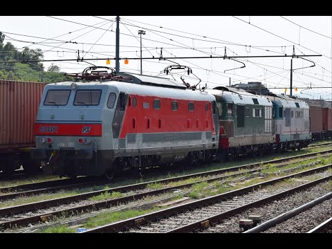 Insolito invio storico con E444R-005 a Vicenza!