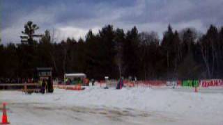 preview picture of video 'outlaw sled time trial snow rovers east millinocket medway'