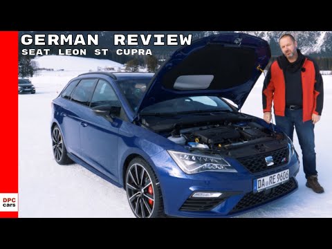 Seat Snow Test Drive With SEAT Leon ST Cupra German Review