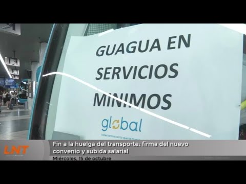 Fin a la huelga del transporte: firma del nuevo convenio y subida salarial