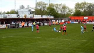 Liam Hughes booking at Tamworth