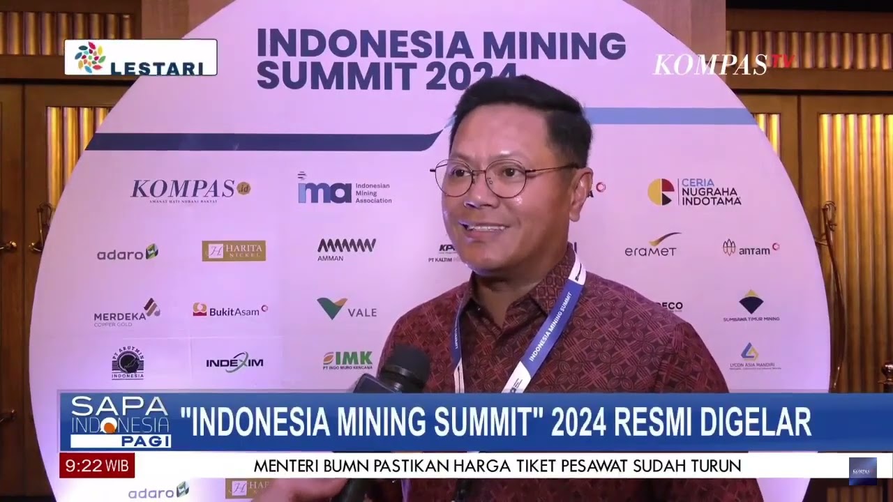Indonesia Mining Summit 2024 Resmi Digelar, Bahas Program Hilirisasi