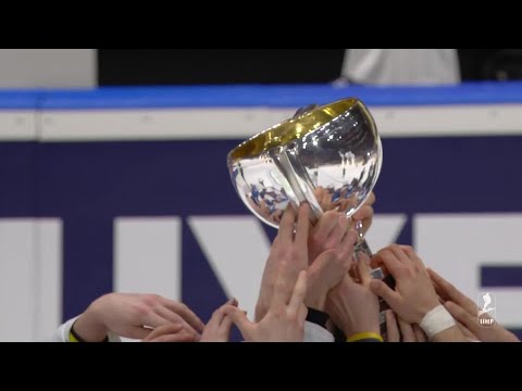 Хоккей Finland raises the 2019 #IIHFWorlds trophy
