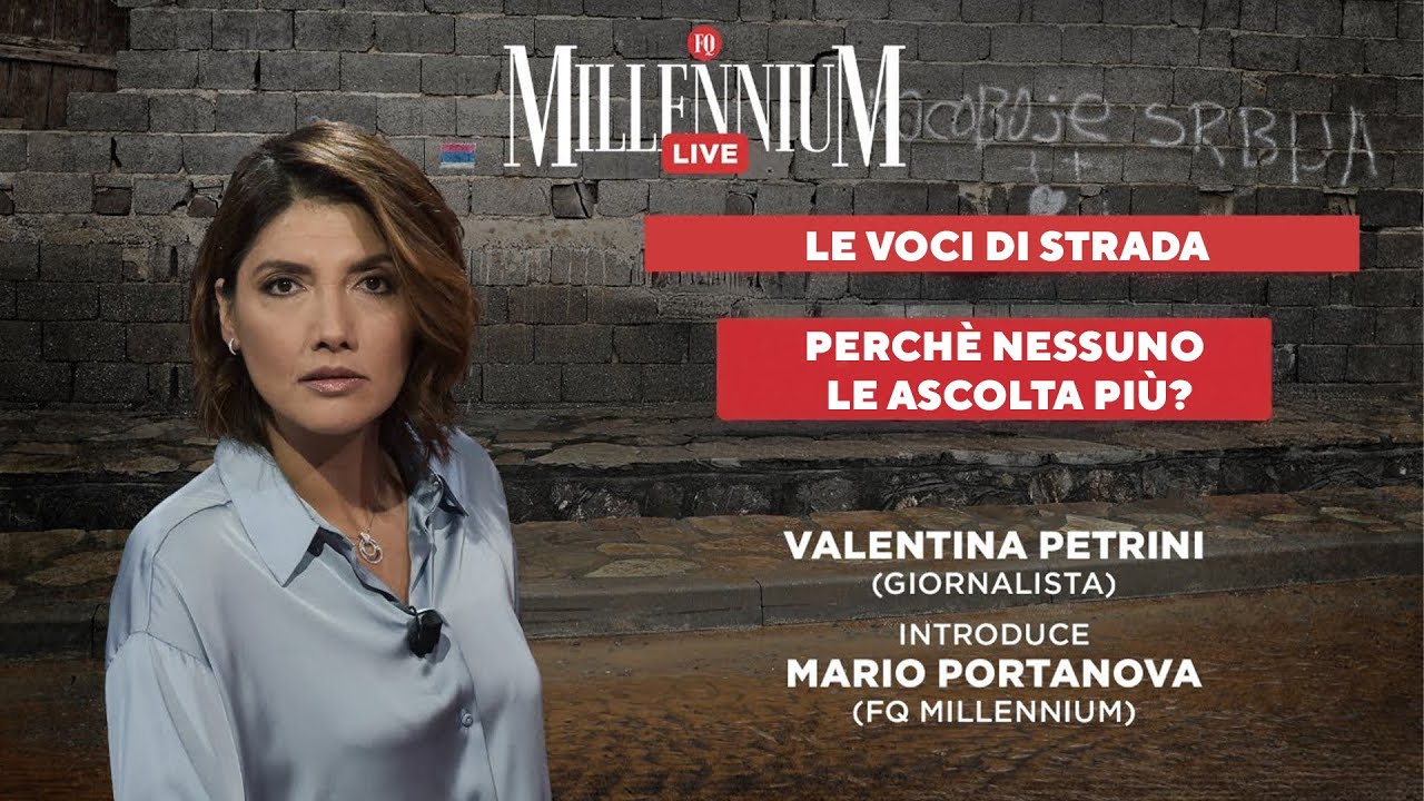 Millennium e le voci di strada: perché nessuno le ascolta più? Con Valentina Petrini
