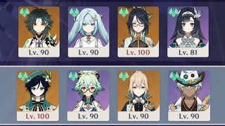 【原神】Ver.Luna VI a 風元素キャラのみで螺旋12層攻略【Genshin Impact】