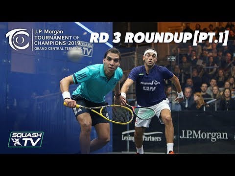 Squash: Tournament of Champions 2019 - Men's Rd 3 Roundup [Pt.1]