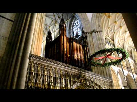 York Minster organ being played